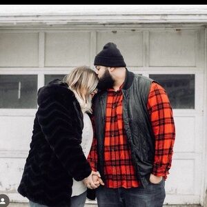 Luxurious Black Faux Fur Jacket